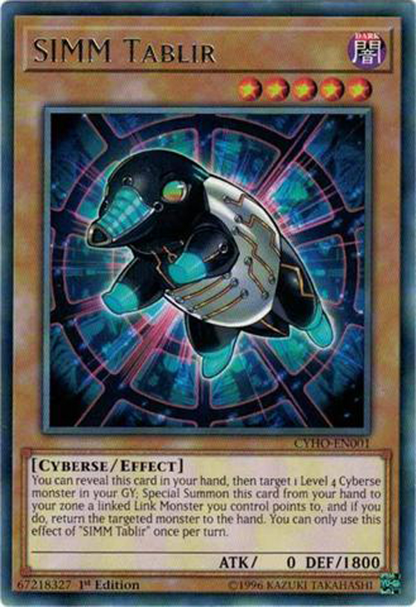 CYHO-EN001 - SIMM Tablir - Rare - 1st Edition